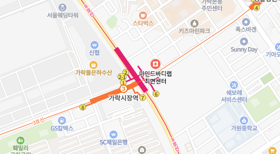 마인드바디랩 최면상담센터 지도 보기